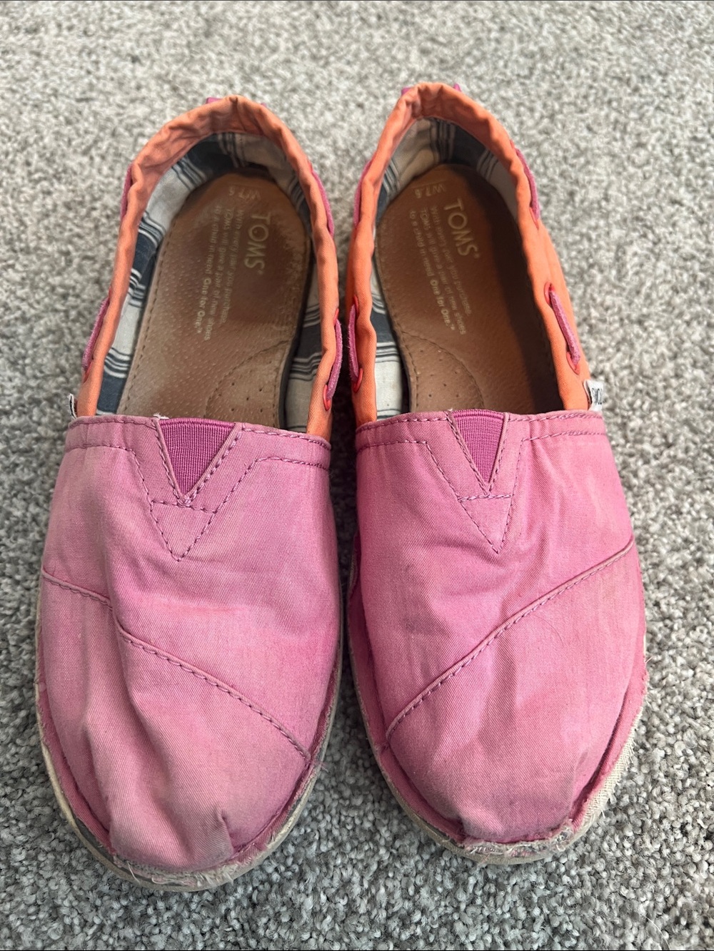 TOMS Pink Slip-Ons